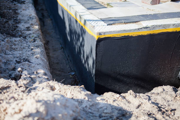 Residential Exterior Waterproofing installation at a Anna, OH home by SJ Waterproofing Pros